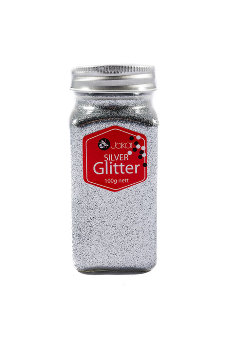 Jakar Large Glitter Silver