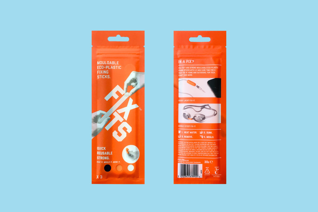 Fixits Mouldable Eco-Plastic 3pack