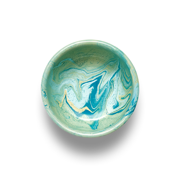 New Marble Bowl 12cm Mint