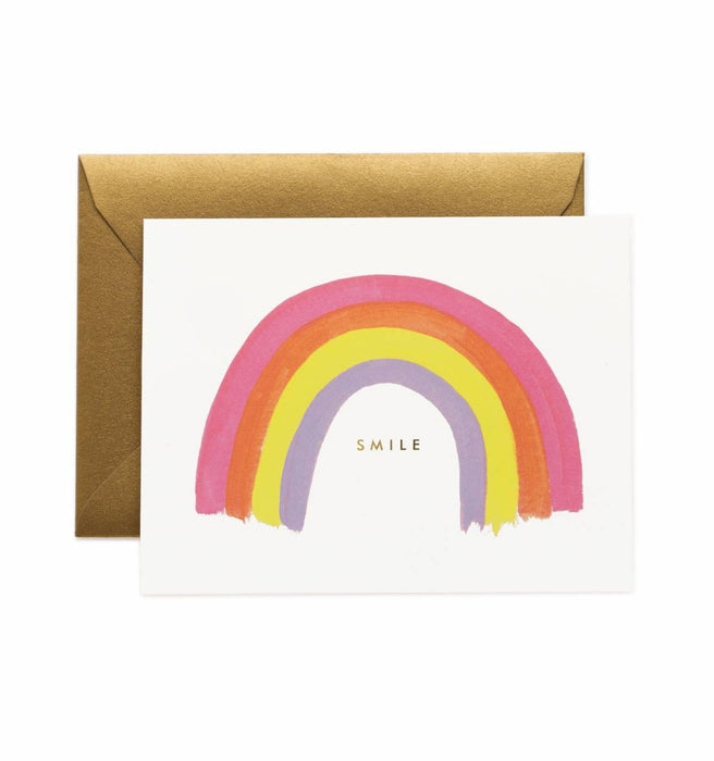Smile Rainbow Greetings Card