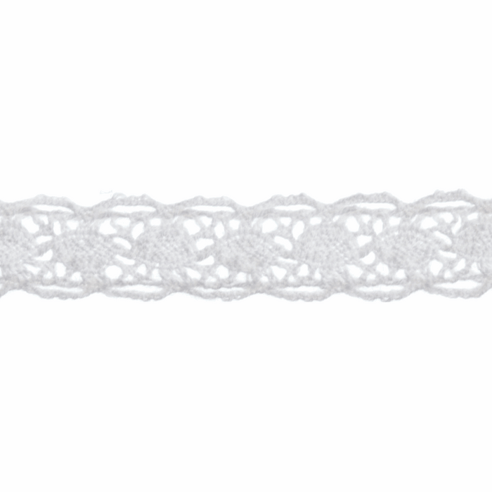 Cotton Lace 012 - 5m x 10mm - White