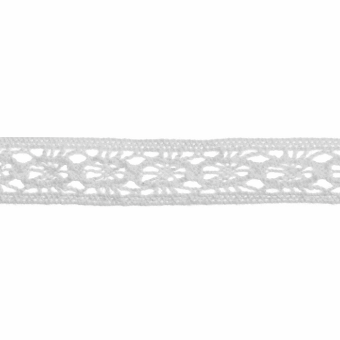 Cotton Lace 021 - 5m x 12mm - White