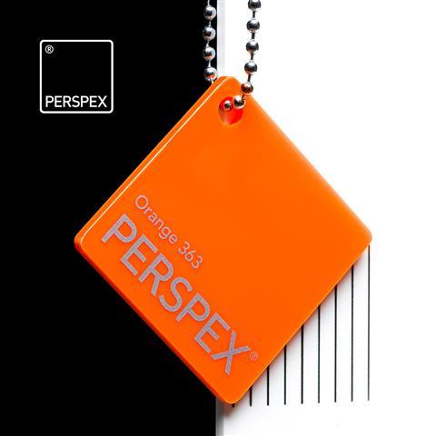 Perspex Acrylic Sheet 3mm - Orange 363