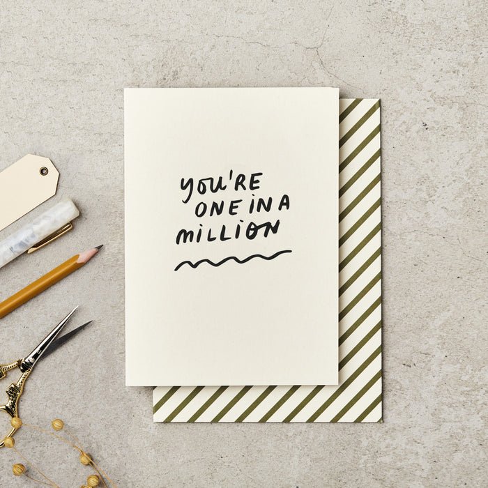 You're One in a Million Card