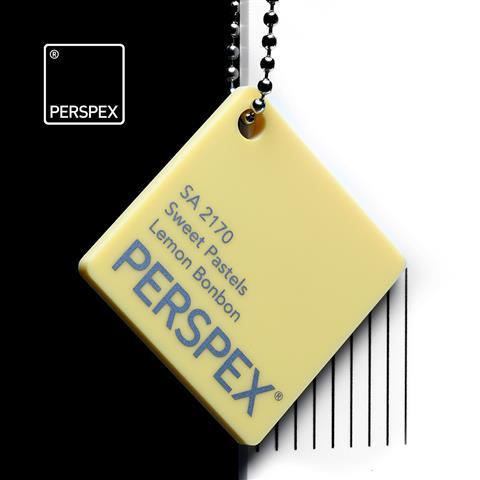 Perspex Acrylic Sheet 3mm - Pastel Lemon Bonbon SA 2170