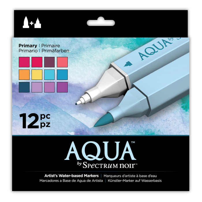 Aqua Markers By Spectrum Noir 12 Pack