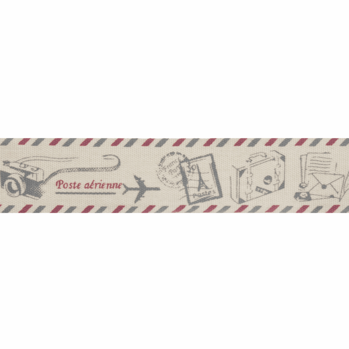 Natural Trim- 5m x 20mm - Travel Print