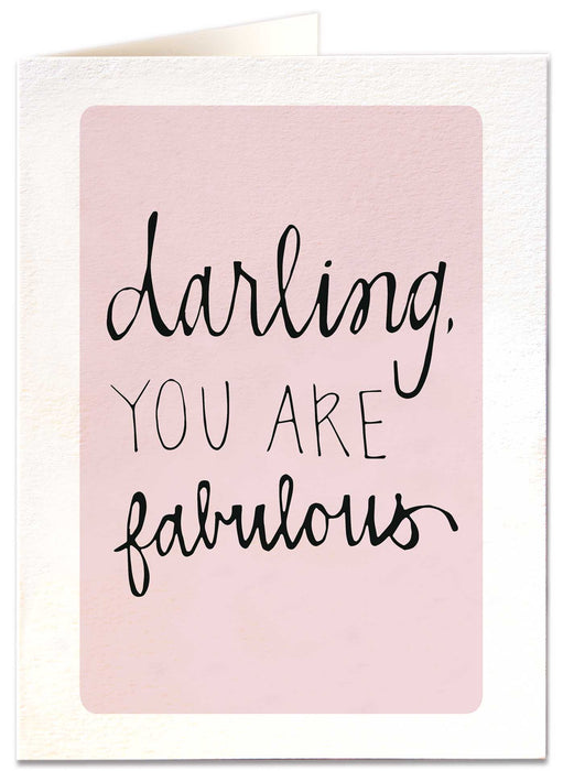 Darling You Are Fabulous card
