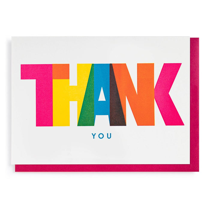 Thank You Card by Pressink