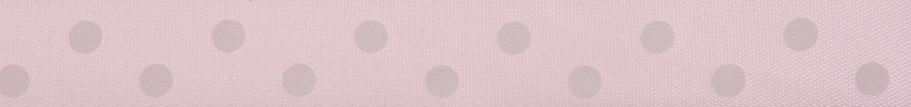 Satin - 5m x 15mm - Polka Dot - Pink