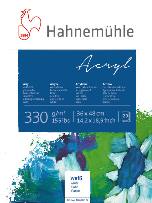 Hahnemuhle Acrylic Paint Board 330gsm 36X48cm