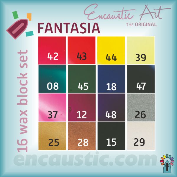 Encaustic Art - Fantasia Selection of Wax Blocks