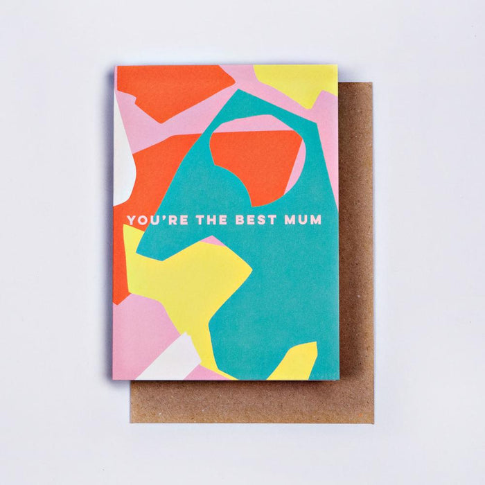Best Mum Shapes Card