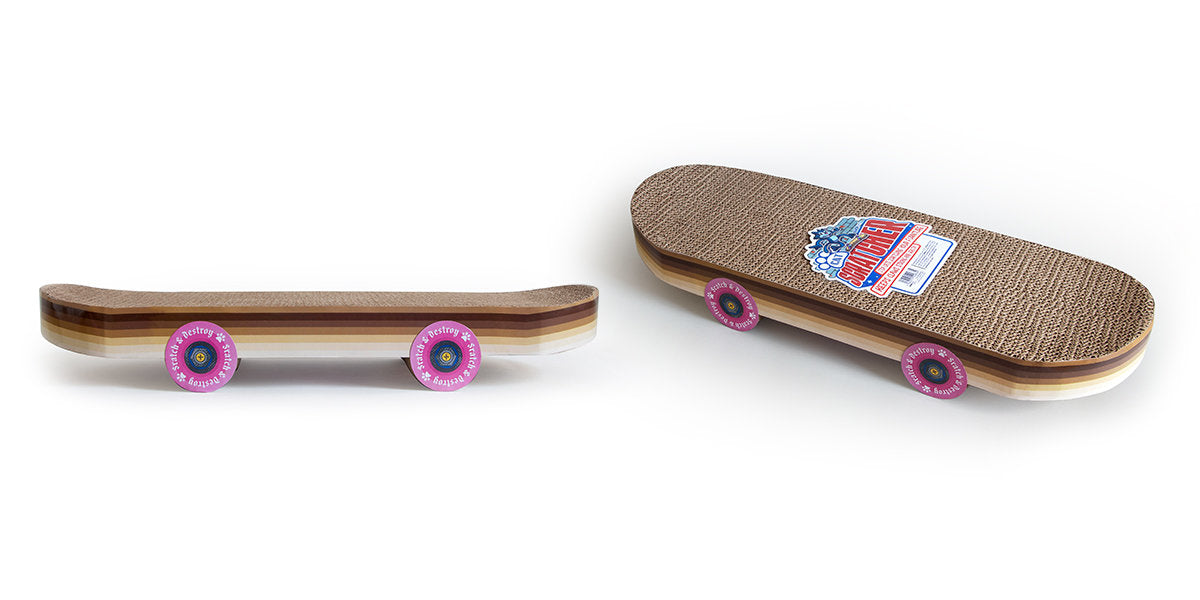 Cat Scratch Skateboard