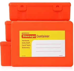 Penco Storage Container // Set of 4 - Orange