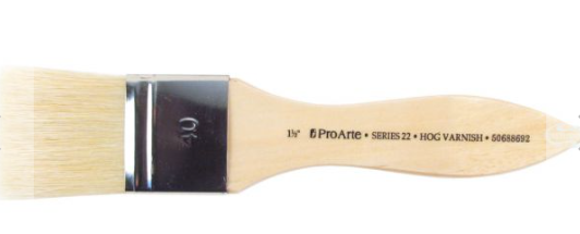 Pro Arte - Series 22 - Hog Varnish Brush - 1 1/2"