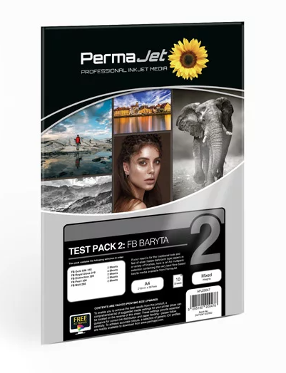 A4 PermaJet FB Baryta Paper Test Pack 2 - 10 sheets