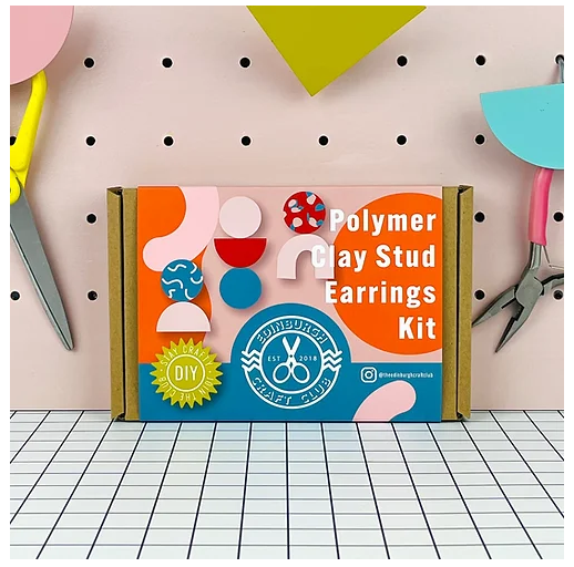 Polymer Clay Stud Earrings Kit