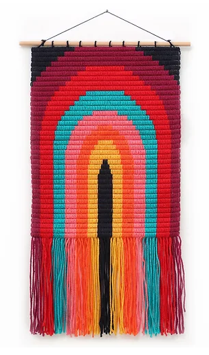 Rainbow 3D Wall Art Needlepoint Kit