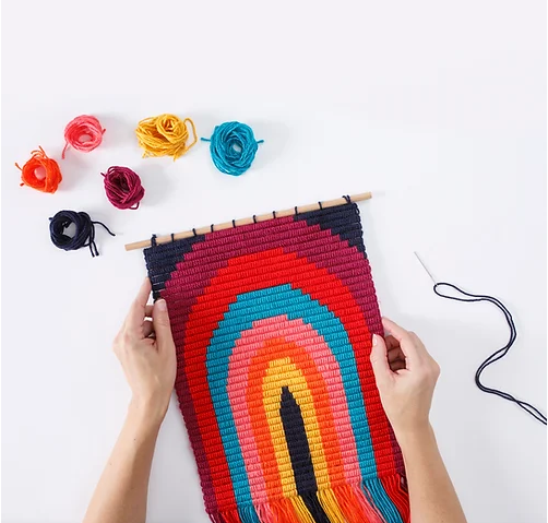 Rainbow 3D Wall Art Needlepoint Kit