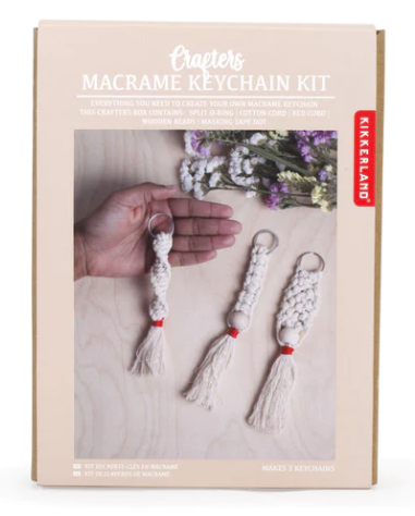 Crafters Macrame Keychain Kit