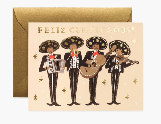 Mariachi Birthday Card