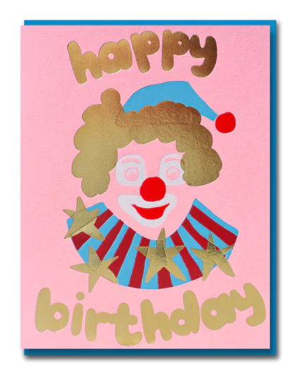 Joyful Nice Clown Card