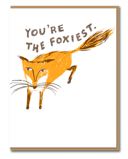 Foxiest Fox Card