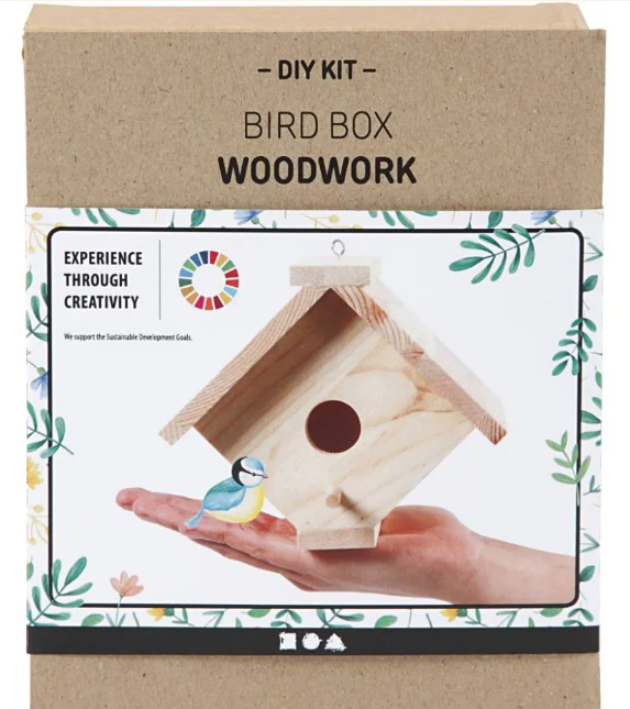 Wooden Bird Box Kit