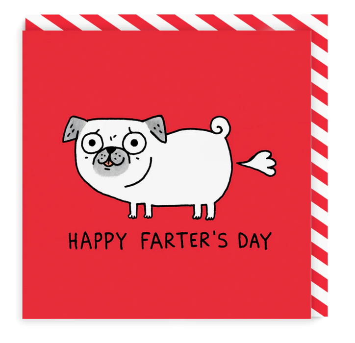 HAPPY FARTER'S DAY Square Greeting Card