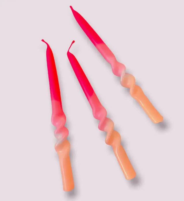 Dip Dye Swirl Flamingo Wedding