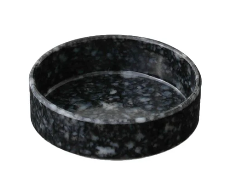 Hightide Marbled Stackable Tray Small - Black