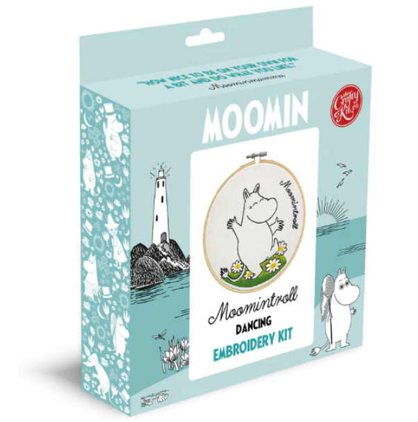 Moomintroll Dancing Embroidery Kit