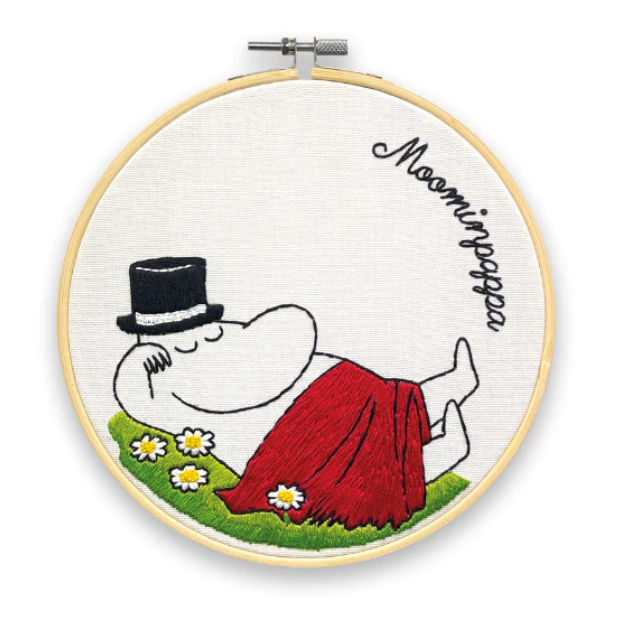 Moominpapa Snoozing Embroidery Kit