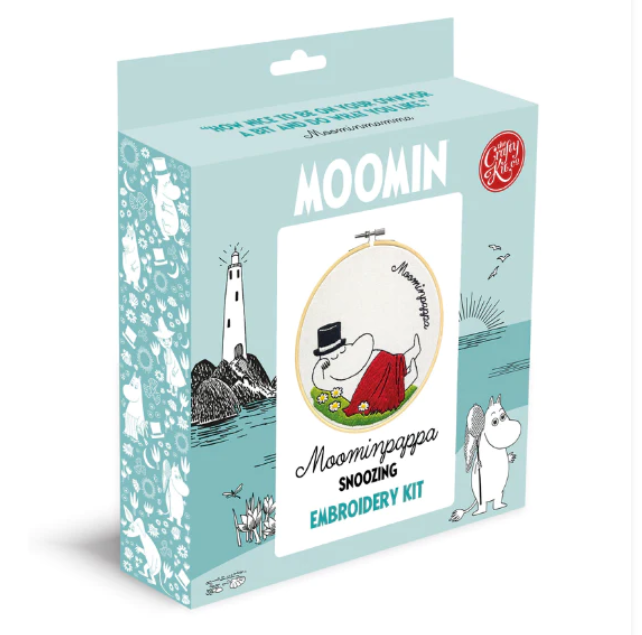 Moominpapa Snoozing Embroidery Kit