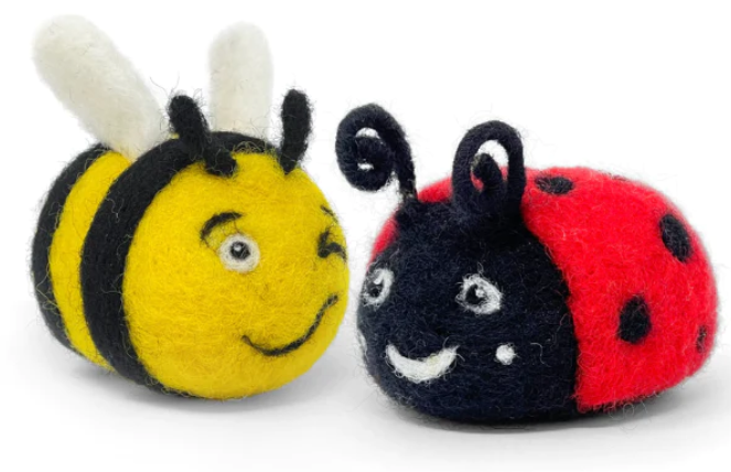 Bee & Ladybird Needle Felting Craft Kit