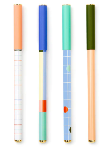 Set Of 4 Ballpoint Pens