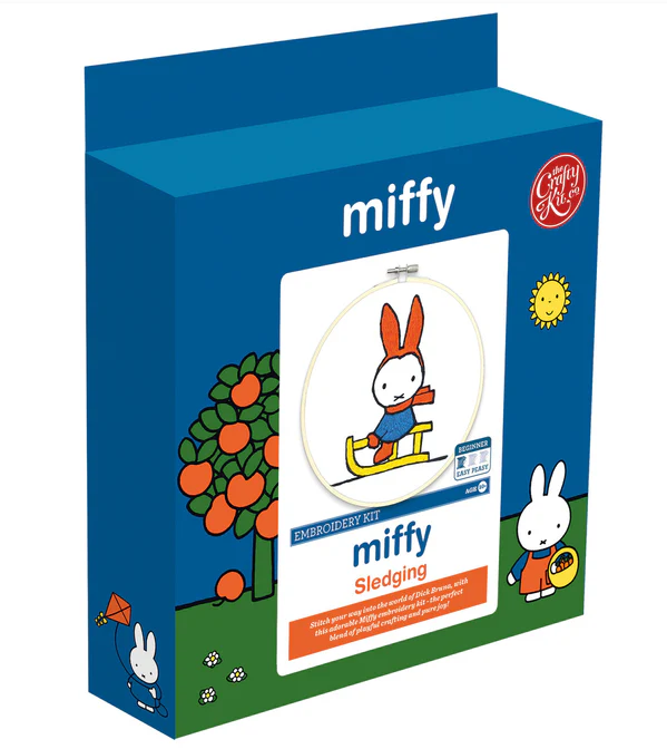 Miffy Sledging Embroidery Kit