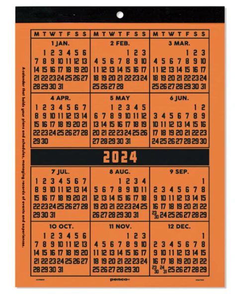 Hightide Penco 2024 Calendar
