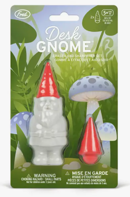 Desk Gnome - Sharpener & Erasers