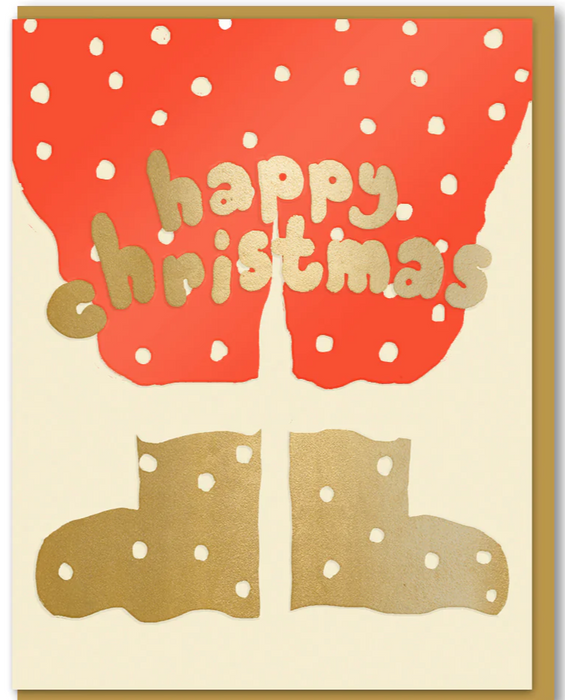Joyful Santa's Pants Card