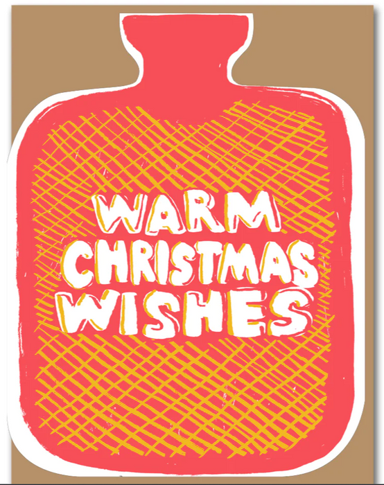 Warm Wishes Water Bottle Card