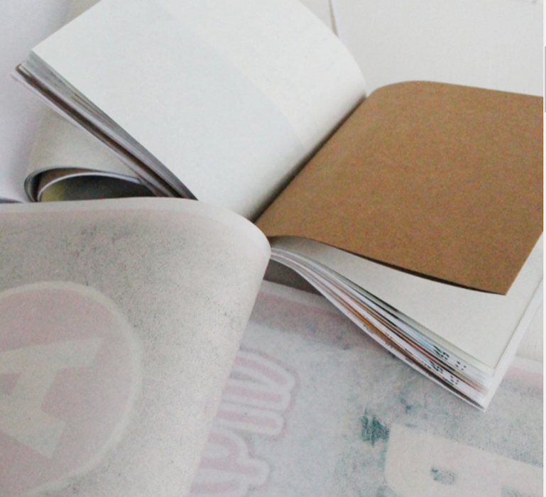 Large Rescued Paper Notebook (Assorted Colours)