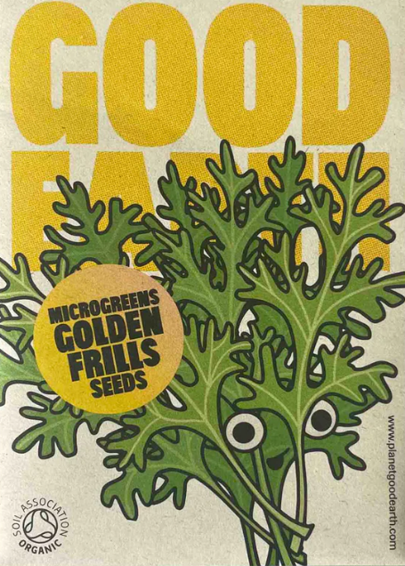 Organic Seeds: Microgreens Golden Frills