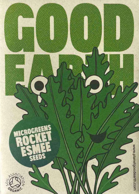 Organic Seeds: Microgreens Rocket Esmee