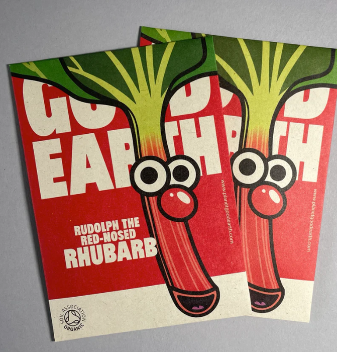 Organic Seeds: Rudolph the Red-Nosed Rhubarb