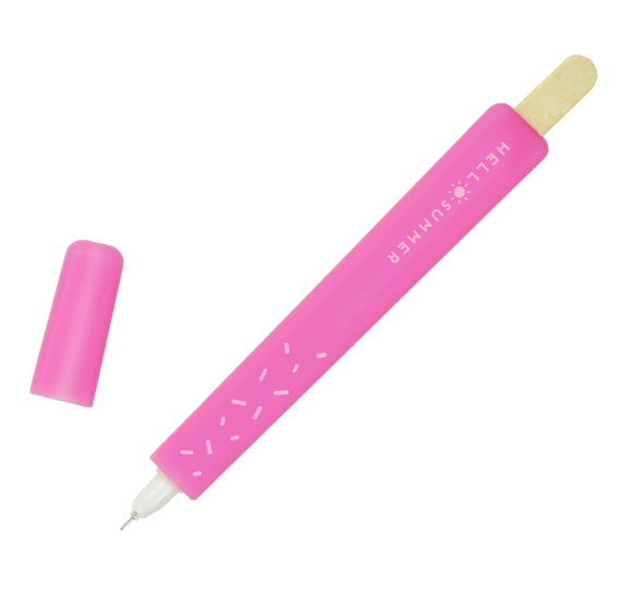 Legami Hello Summer Gel Pen - Pink
