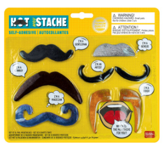 Legami Hot Moustache Set of 6