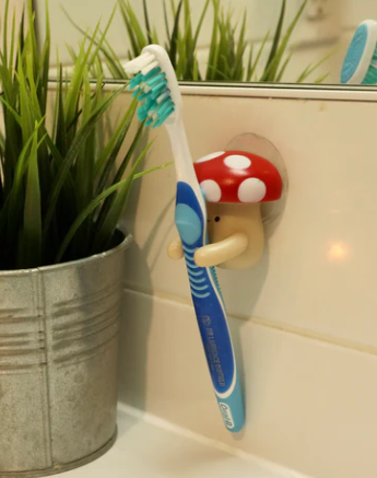 Mushroom Toothbrush Holder
