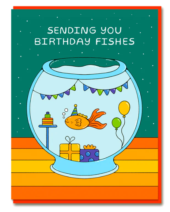 Birthday Fish Card